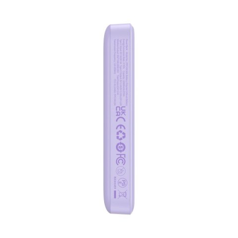 Baseus Powerbank Baseus Magnetic Mini Air Wireless 10000mAh 20W+kabel USB C-USB C (fiolet) Baseus Powerbank Baseus Magnetic Mini Air Wireless 10000mAh 20W+kabel USB C-USB C (fiolet)