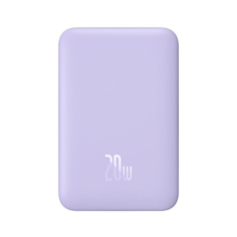 Baseus Powerbank Baseus Magnetic Mini Air Wireless 10000mAh 20W+kabel USB C-USB C (fiolet) Baseus Powerbank Baseus Magnetic Mini Air Wireless 10000mAh 20W+kabel USB C-USB C (fiolet)