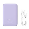 Baseus Powerbank Baseus Magnetic Mini Air Wireless 10000mAh 20W+kabel USB C-USB C (fiolet)