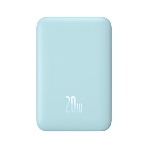 Baseus Powerbank Baseus Magnetic Mini Air Wireless 10000mAh 20W+kabel USB C-USB C (niebieski) Baseus Powerbank Baseus Magnetic Mini Air Wireless 10000mAh 20W+kabel USB C-USB C (niebieski)