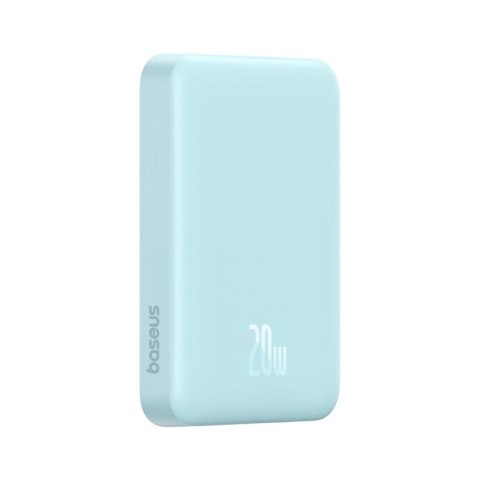 Baseus Powerbank Baseus Magnetic Mini Air Wireless 10000mAh 20W+kabel USB C-USB C (niebieski) Baseus Powerbank Baseus Magnetic Mini Air Wireless 10000mAh 20W+kabel USB C-USB C (niebieski)