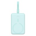 Baseus Powerbank Baseus Magnetic Mini Air Wireless 10000mAh 20W+kabel USB C-USB C (peppermint blue)