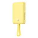 Baseus Powerbank Baseus Magnetic Mini Air Wireless 10000mAh 20W+kabel USB C-USB C (żółty)