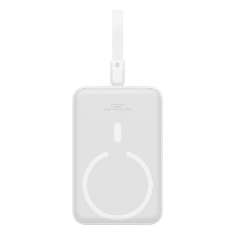Baseus Powerbank Baseus Magnetic Mini Air Wireless 10000mAh 20W+kabel lightning (biały) Baseus Powerbank Baseus Magnetic Mini Air Wireless 10000mAh 20W+kabel lightning (biały)