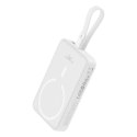 Baseus Powerbank Baseus Magnetic Mini Air Wireless 10000mAh 20W+kabel lightning (biały)