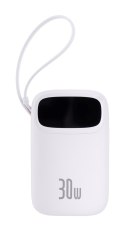 Baseus Powerbank Baseus QPow 2 10000mAh 30W 2xUSB-C (biały)