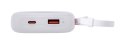 Baseus Powerbank Baseus QPow 2 10000mAh 30W 2xUSB-C (biały)