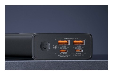 Baseus Powerbank Baseus Star-Lord 20000mAh 65W+kabel USB-USB C (czarny) Baseus Powerbank Baseus Star-Lord 20000mAh 65W+kabel USB-USB C (czarny)