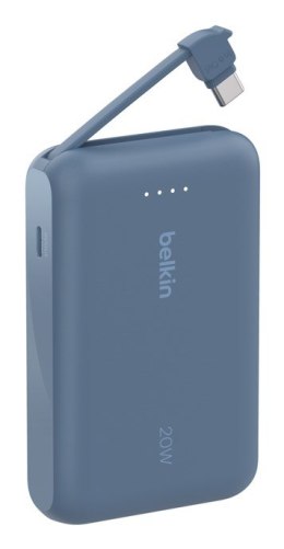 Belkin BELKIN POWERBANK 10 000 MAH, 20W, KABEL USB-C, BLUE
