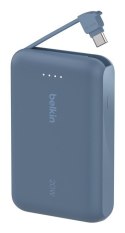 Belkin BELKIN POWERBANK 10 000 MAH, 20W, KABEL USB-C, BLUE