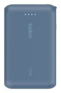 Belkin BELKIN POWERBANK 10 000 MAH, 20W, KABEL USB-C, BLUE