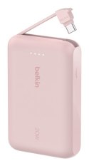 Belkin BELKIN POWERBANK 10 000 MAH, 20W, KABEL USB-C,PINK