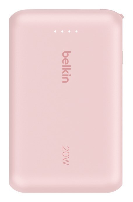 Belkin BELKIN POWERBANK 10 000 MAH, 20W, KABEL USB-C,PINK Belkin BELKIN POWERBANK 10 000 MAH, 20W, KABEL USB-C,PINK