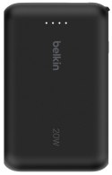 Belkin BELKIN POWERBANK 10 000 MAH, 20W, WBUDOWANY KABEL USB-C, BLACK