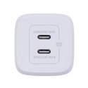 Belkin Ładowarka Belkin BoostCharge Pro Dual USB-C PD 3.0 PPS GaN Wall Charger 65W + USB-C to USB-C Cable 2m White