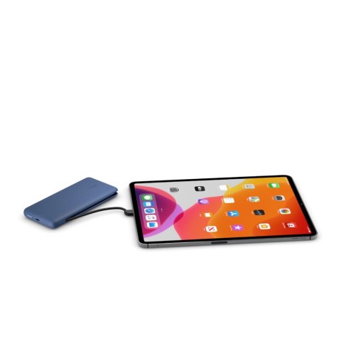 Belkin Powerbank Belkin BOOSTCHARGE Plus 10K USB-C Power Bank with Integrated Cables Lightning and USB-C 10000mAh 18W Blue Belkin Powerbank Belkin BOOSTCHARGE Plus 10K USB-C Power Bank with Integrated Cables Lightning and USB-C 10000mAh 18W Blue