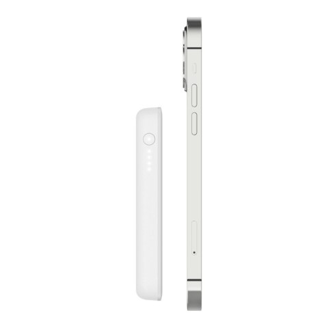 Belkin Powerbank bezprzewodowy Belkin BoostCharge Magnetic Wireless Power Bank 2.5K MagSafe Compatible 2500mAh White Belkin Powerbank bezprzewodowy Belkin BoostCharge Magnetic Wireless Power Bank 2.5K MagSafe Compatible 2500mAh White