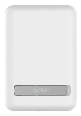 Belkin Powerbank bezprzewodowy Belkin BoostCharge Magnetic Wireless Power Bank 5K + Stand MagSafe Compatible 5000mAh 7,5W White