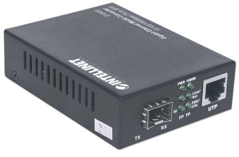 Intellinet INTELLINET MEDIA KONWERTER GIGABIT ETHERNET NA SLOT SFP 510493 Intellinet INTELLINET MEDIA KONWERTER GIGABIT ETHERNET NA SLOT SFP 510493