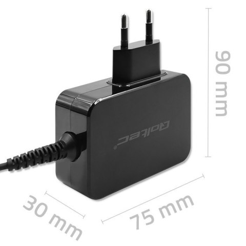 Qoltec QOLTEC ŁADOWARKA GAN POWER PRO | 1XUSB-C | 65W | 5-20V | 3-3.25A | CZARNA Qoltec QOLTEC ŁADOWARKA GAN POWER PRO | 1XUSB-C | 65W | 5-20V | 3-3.25A | CZARNA