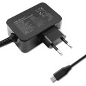 Qoltec QOLTEC ŁADOWARKA GAN POWER PRO | 1XUSB-C | 65W | 5-20V | 3-3.25A | CZARNA