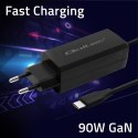 Qoltec QOLTEC ŁADOWARKA SIECIOWA 90W GAN | 5-20V | 3-4.5A | USB-C 3.1