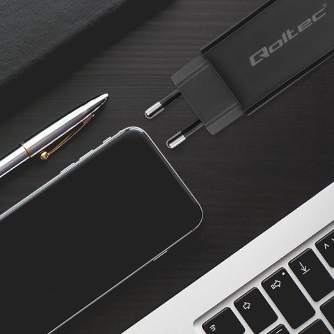 Qoltec QOLTEC ŁADOWARKA SIECIOWA 90W GAN | 5-20V | 3-4.5A | USB-C 3.1 Qoltec QOLTEC ŁADOWARKA SIECIOWA 90W GAN | 5-20V | 3-4.5A | USB-C 3.1