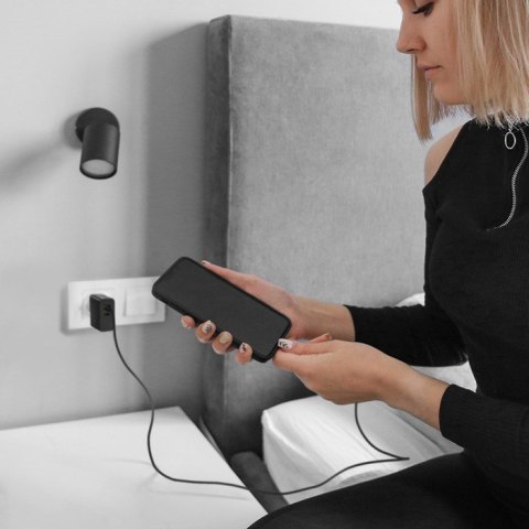Qoltec QOLTEC ŁADOWARKA SUPER QUICK PD | 1XUSB-C | 1XUSB | 90W | 5-20V | 2.4-4.35A | CZARNA Qoltec QOLTEC ŁADOWARKA SUPER QUICK PD | 1XUSB-C | 1XUSB | 90W | 5-20V | 2.4-4.35A | CZARNA
