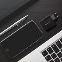 Qoltec QOLTEC ŁADOWARKA SUPER QUICK PD | 1XUSB-C | 1XUSB | 90W | 5-20V | 2.4-4.35A | CZARNA