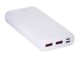Silicon Power PowerBank Silicon Power Cell C20QC 20000mAh QC3.0+PD Micro USB typ B USB 3.0 USB-C kolor biały (SP20KMAPBKC20QCW)
