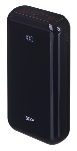 Silicon Power Powerbank Silicon Power QS28 20000mAh LCD QC3.0+PD 2x USB A, 1x mUSB + 1x USB C, czarny
