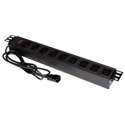 A-LAN Listwa zasilająca 19"- 9xgniazdo UPS - wtyk UPS-C14 A-LAN Listwa zasilająca 19"- 9xgniazdo UPS - wtyk UPS-C14