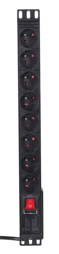 A-LAN Listwa zasilająca A-LAN PZ081U (8 x UTE; 16 A (3680 W); 1,8m; kolor czarny) A-LAN Listwa zasilająca A-LAN PZ081U (8 x UTE; 16 A (3680 W); 1,8m; kolor czarny)