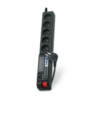 Acar Listwa przeciwprzepięciowa Acar 504WF EMI/RFI (3m ; czarny z blachą) Acar Listwa przeciwprzepięciowa Acar 504WF EMI/RFI (3m ; czarny z blachą)