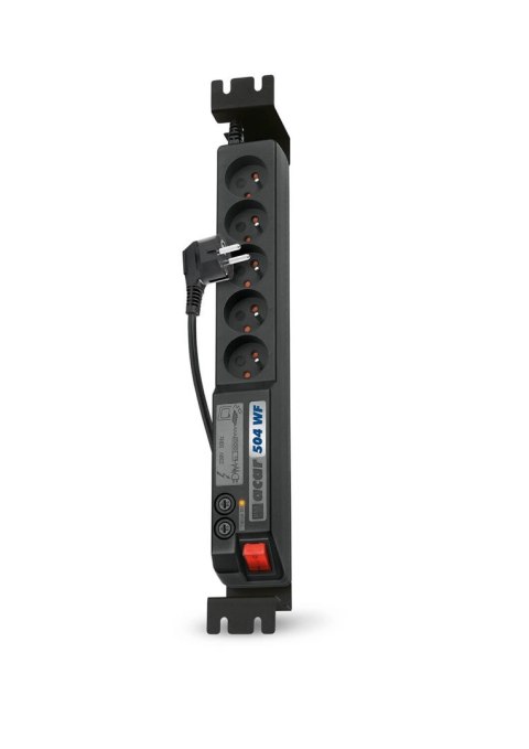 Acar Listwa przeciwprzepięciowa Acar 504WF EMI/RFI (3m ; czarny z blachą) Acar Listwa przeciwprzepięciowa Acar 504WF EMI/RFI (3m ; czarny z blachą)