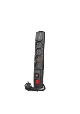 Acar Listwa przeciwprzepięciowa Acar F4 USB A+C (szybka ładowarka) 3m ; czarny