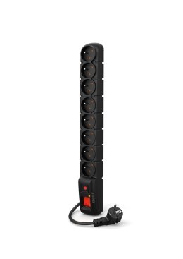 Acar Listwa przeciwprzepięciowa Acar S8 PRO (1,5m ; czarny)