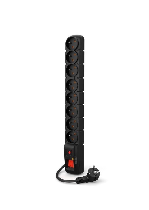 Acar Listwa przeciwprzepięciowa Acar S8 PRO (1,5m ; czarny) Acar Listwa przeciwprzepięciowa Acar S8 PRO (1,5m ; czarny)