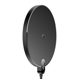 Baseus BASEUS ŁADOWARKA INDUKCYJNA LED 15W (CZARNA)