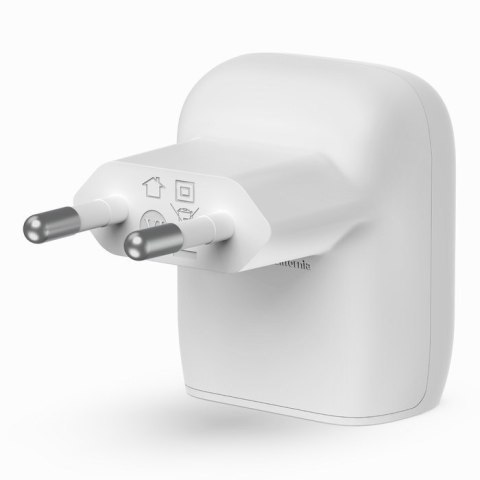 Belkin BELKIN ŁADOWARKA KĄTOWA 20W USB-C PD BIAŁA + KABEL Belkin BELKIN ŁADOWARKA KĄTOWA 20W USB-C PD BIAŁA + KABEL