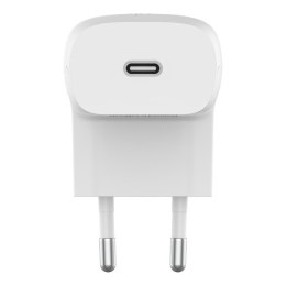 Belkin BELKIN ŁADOWARKA KĄTOWA 20W USB-C PD BIAŁA + KABEL