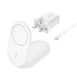 Belkin BELKIN ŁADOWARKA MAGSAFE QI2 15W BIAŁA ZASILACZ 20W
