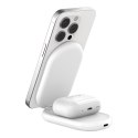 Belkin BELKIN ŁADOWARKA MAGSAFE SKŁADANA 2W1 QI2 ZASILACZ CZARNA