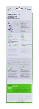 Belkin BELKIN LISTWA ZASILAJACA 525J, 4X SCHUKO, 2M, BIAŁA