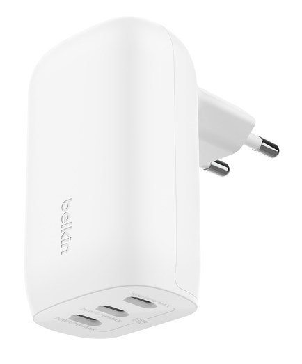 Belkin Ładowarka Belkin BoostCharge 3 Port USB-C PD 3.1 PPS Wall Charger 67W White Belkin Ładowarka Belkin BoostCharge 3 Port USB-C PD 3.1 PPS Wall Charger 67W White
