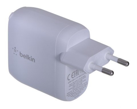 Belkin Ładowarka Belkin BoostCharge Dual USB-C PD 3.0 Wall Charger 40W White Belkin Ładowarka Belkin BoostCharge Dual USB-C PD 3.0 Wall Charger 40W White