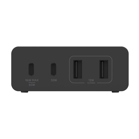 Belkin Ładowarka Belkin BoostCharge Pro 4-Port 2xUSB-C PD 3.0 + 2xUSB-A GaN Charger 108W Black Belkin Ładowarka Belkin BoostCharge Pro 4-Port 2xUSB-C PD 3.0 + 2xUSB-A GaN Charger 108W Black