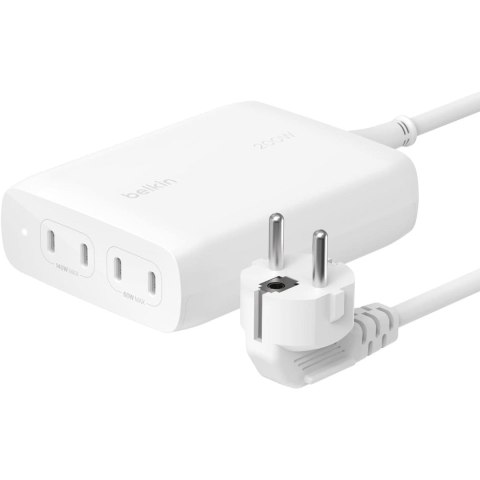 Belkin Ładowarka Belkin BoostCharge Pro 4-Port USB-C PD 3.1 GaN Charger 200W White Belkin Ładowarka Belkin BoostCharge Pro 4-Port USB-C PD 3.1 GaN Charger 200W White