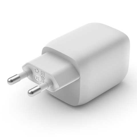 Belkin Ładowarka Belkin BoostCharge Pro Dual USB-C PD 3.0 PPS GaN Wall Charger 65W White Belkin Ładowarka Belkin BoostCharge Pro Dual USB-C PD 3.0 PPS GaN Wall Charger 65W White