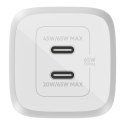 Belkin Ładowarka Belkin BoostCharge Pro Dual USB-C PD 3.0 PPS GaN Wall Charger 65W White